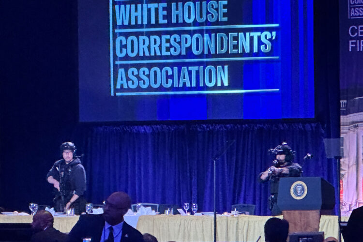 Trump unharmed after security incident at White House Correspondents Dinner